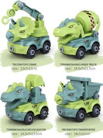Dinosaur Engineering Truck Can Be Assembled and Disassembled