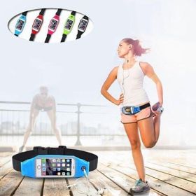 BOOST BELT Exercise Essential Pouch and Smartphone Case (Color: HOT PINK, size: 5.5 Inch (iPhone 6 Plus / Samsung Note Etc.))